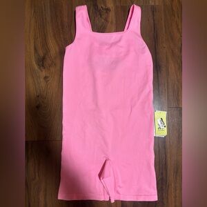 All in Motion Girls' Seamless Bike Leotard - Pink XL